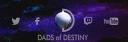 Discovery splash banner for Dads of Destiny Discord server