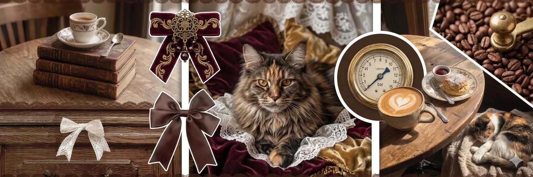 Discovery splash banner for Miau Café 🐈 | Cat • Filipino • Pinoy • Blood Strike • Valorant • Aesthetic • Gaming • Minecraft Discord server
