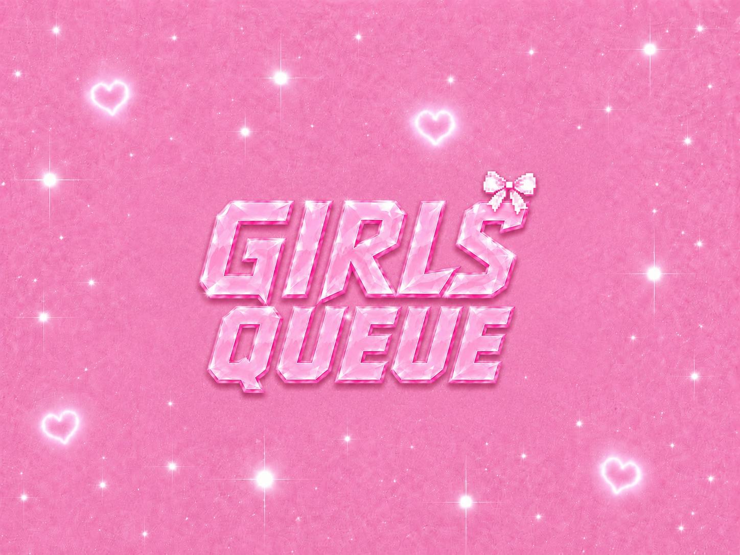 Discovery splash banner for Marvel Rivals Girls | Girls Queue Discord server