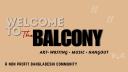 Discovery splash banner for Balcony //Non-Toxic Discord server