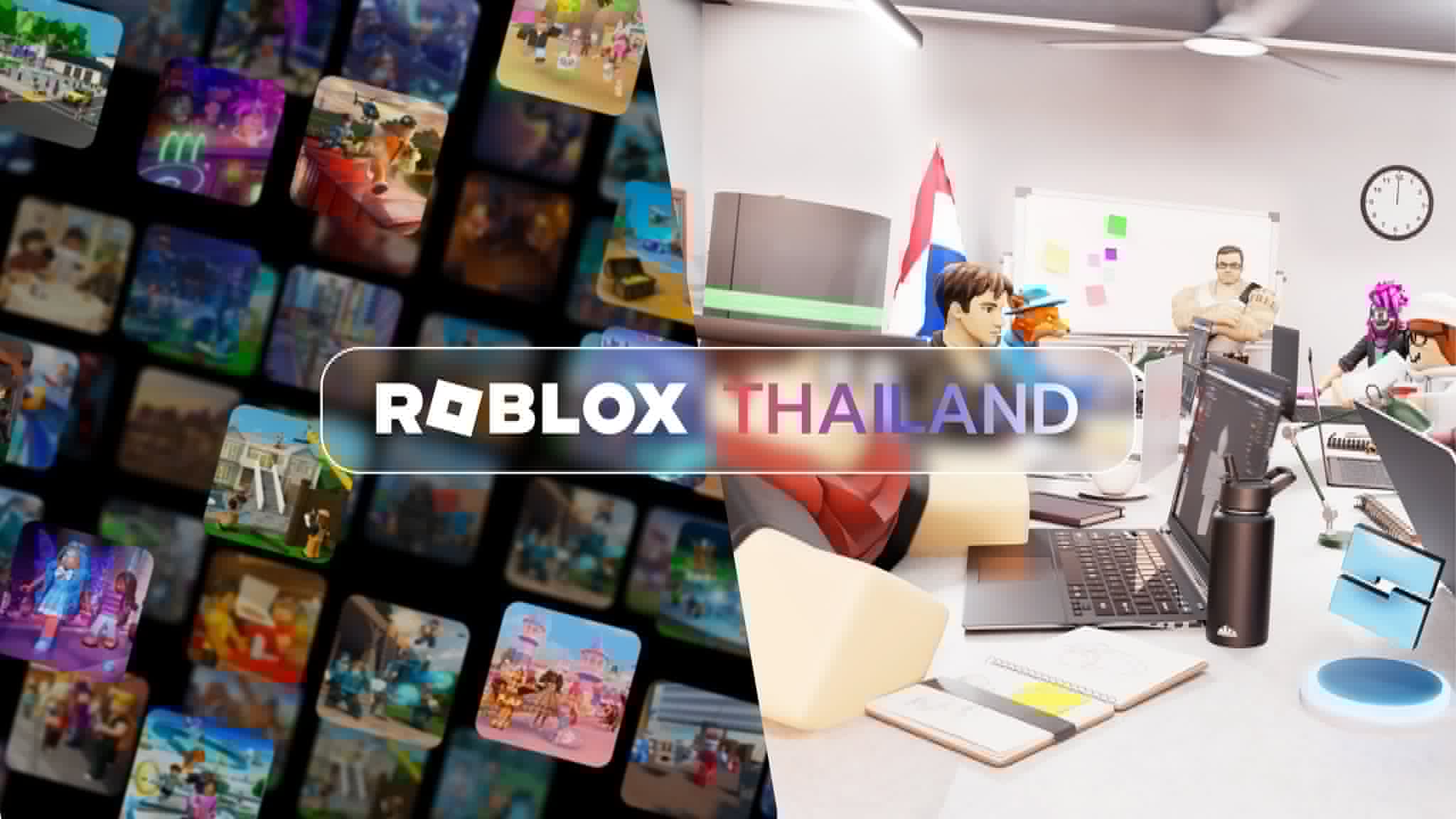 Discovery splash banner for Roblox Thailand Community Discord server