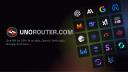 Discovery splash banner for UnoRouter | ChatGPT Claude Gemini Character Janitor CAI Roleplay RP Vibecoding SillyTavern DeepSeek Discord server