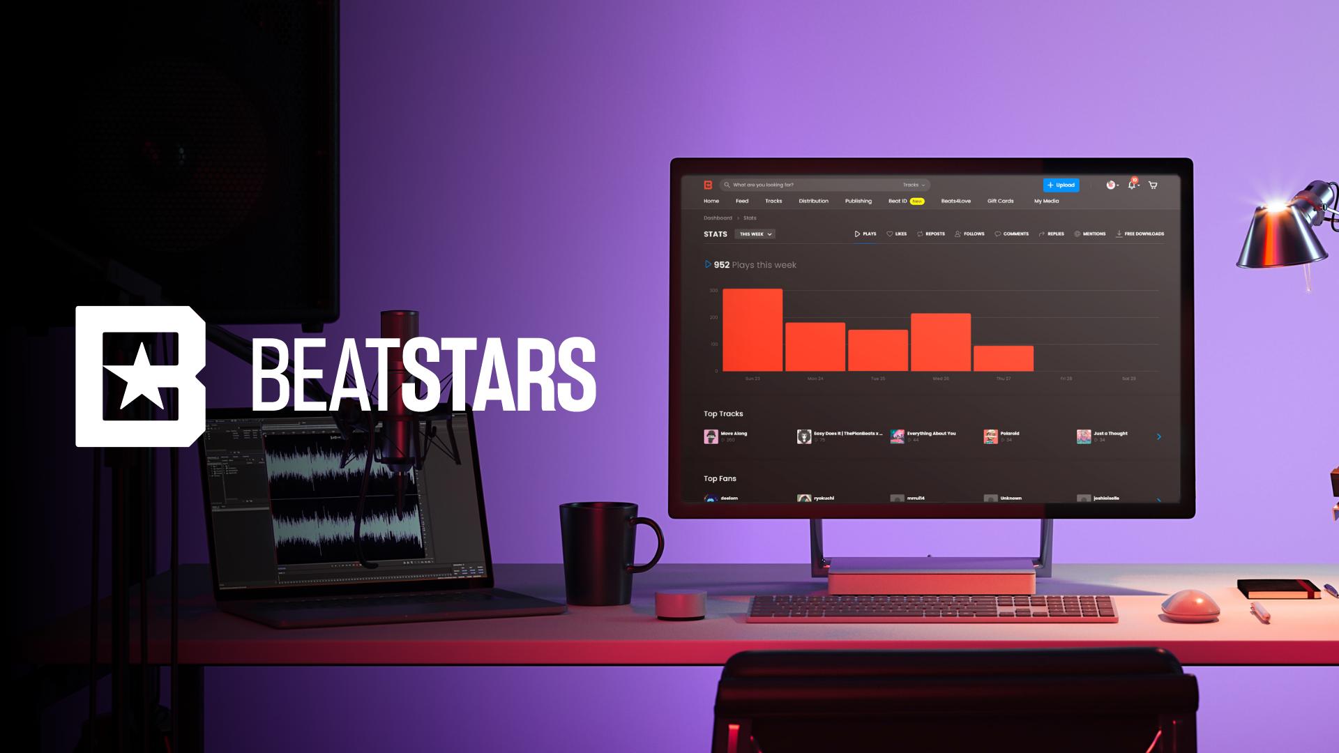 Discovery splash banner for BeatStars Discord server