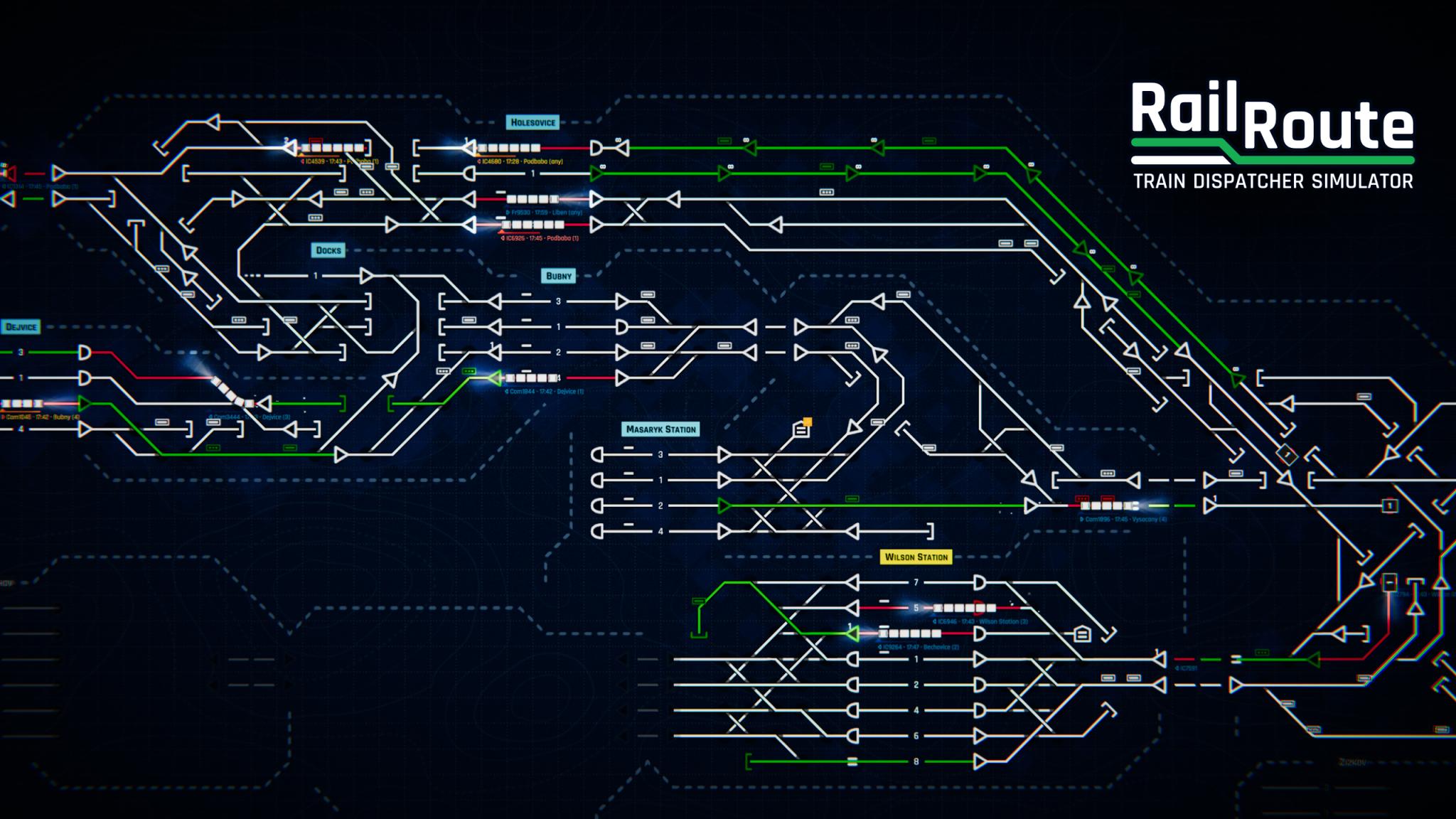 Discovery splash banner for Rail Route Discord server