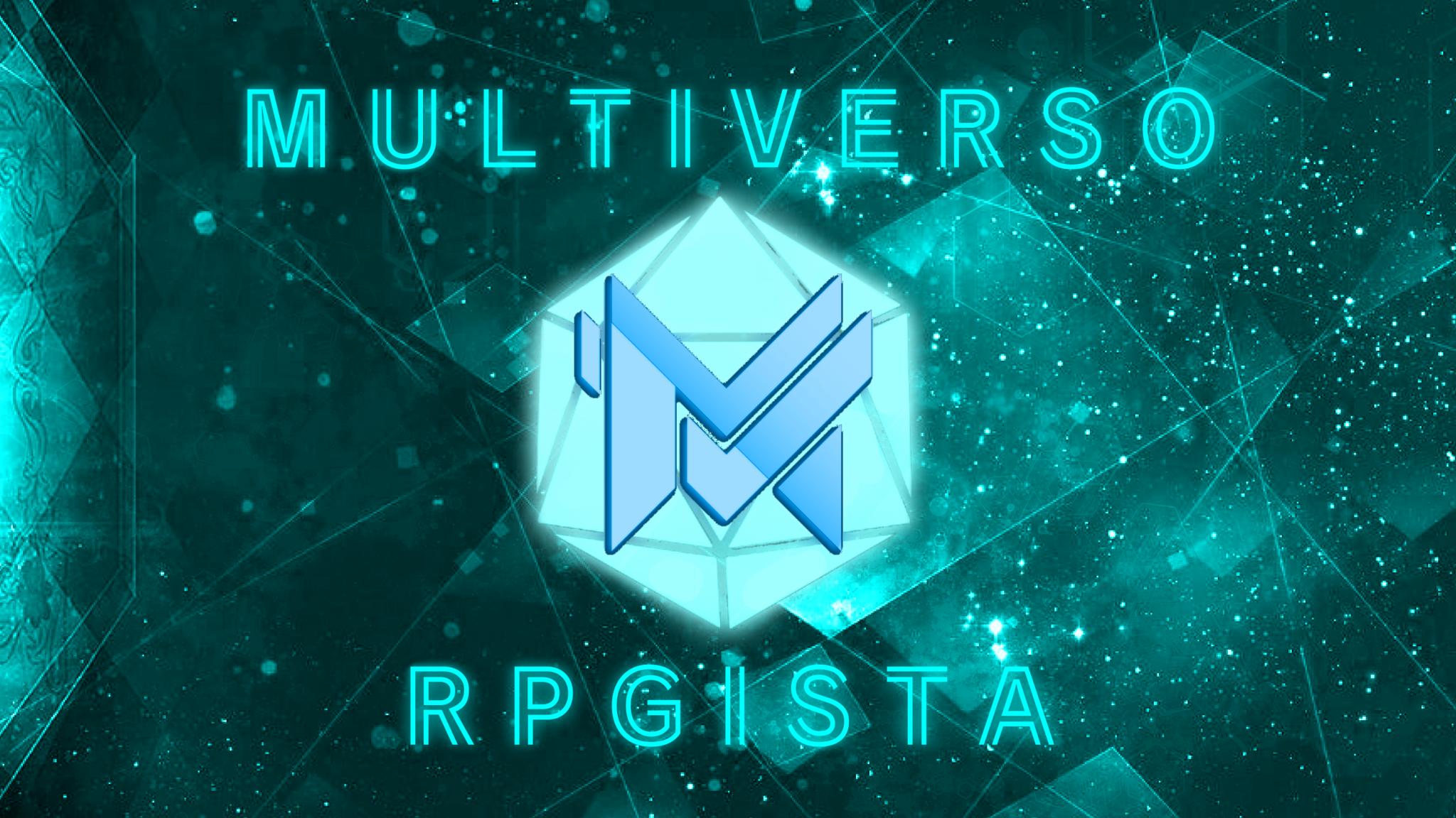 Discovery splash banner for Multiverso RPGista Discord server