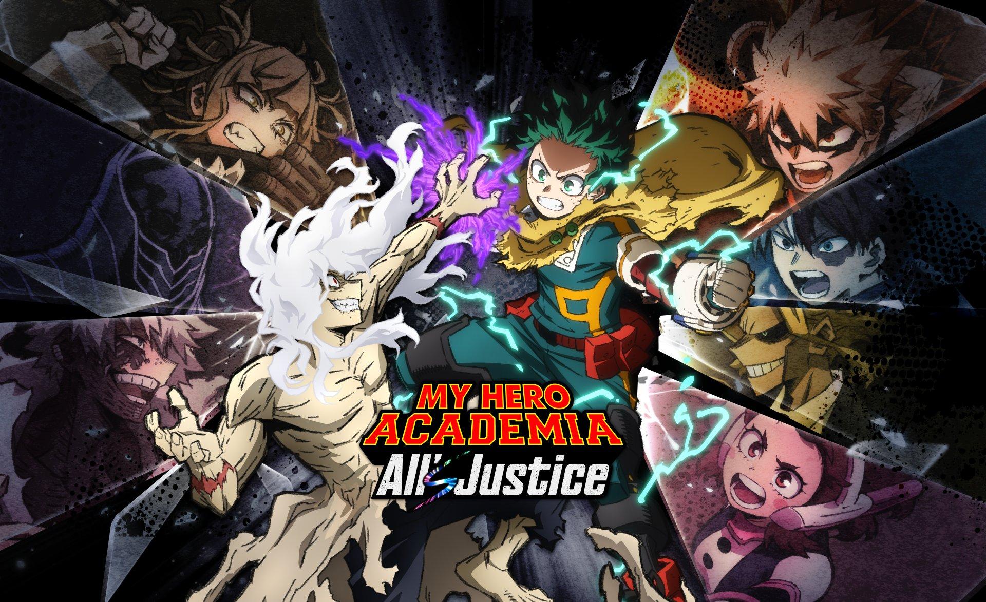 Discovery splash banner for My Hero Comp. Scene Discord server